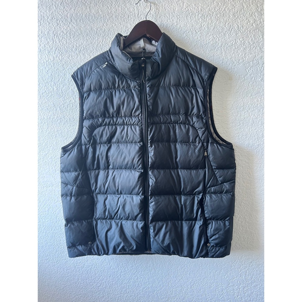 RLX Ralph Lauren Puffer Vest Black Full Zip Down Fill Mens XXL TTG Gorpcore Camp
